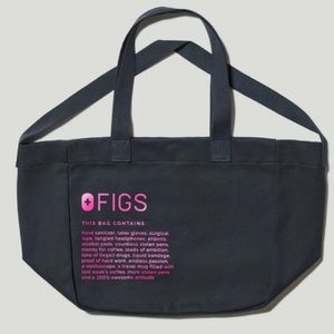 Figs Night Sky Canvas Tote